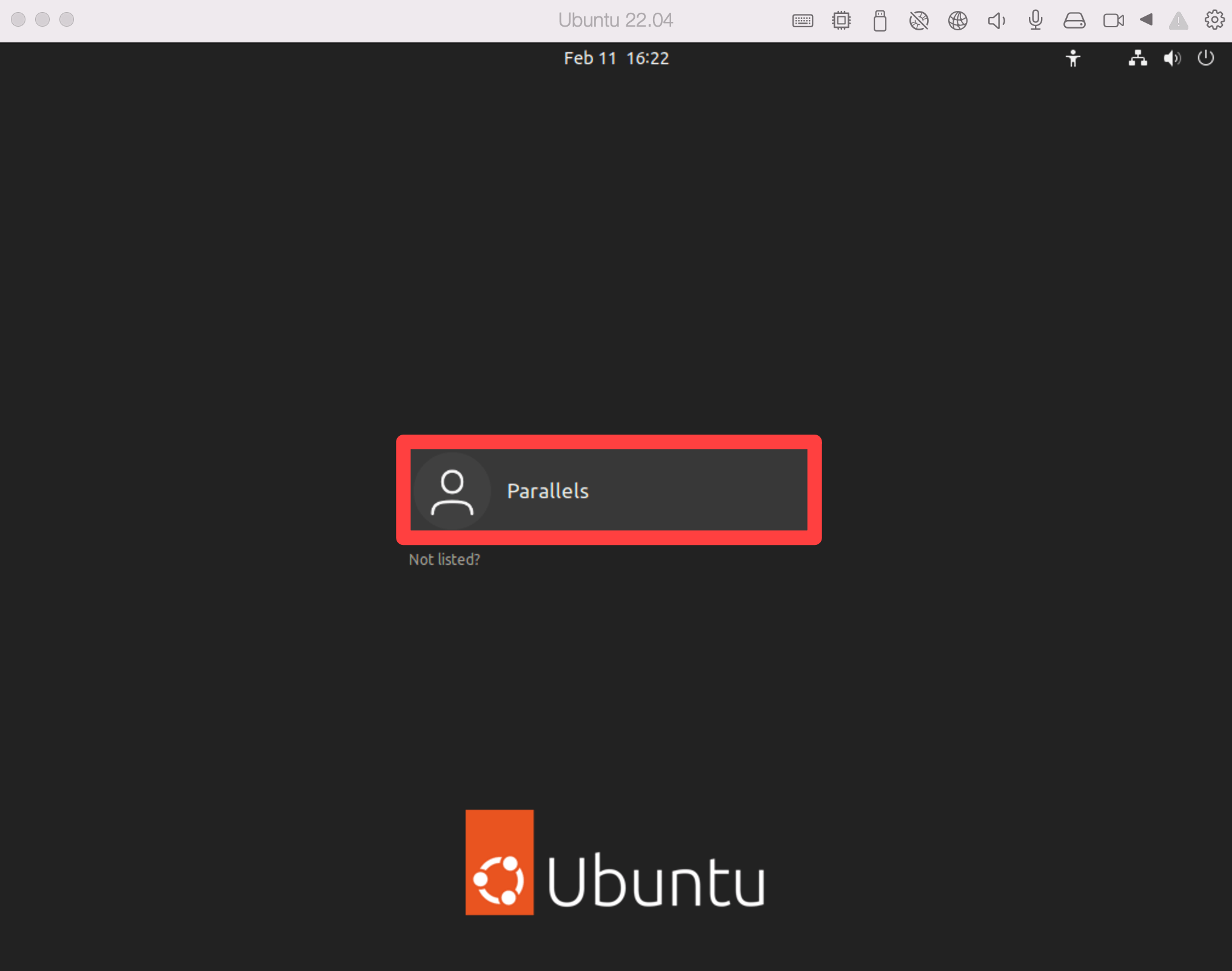 Ubuntuログインユーザー