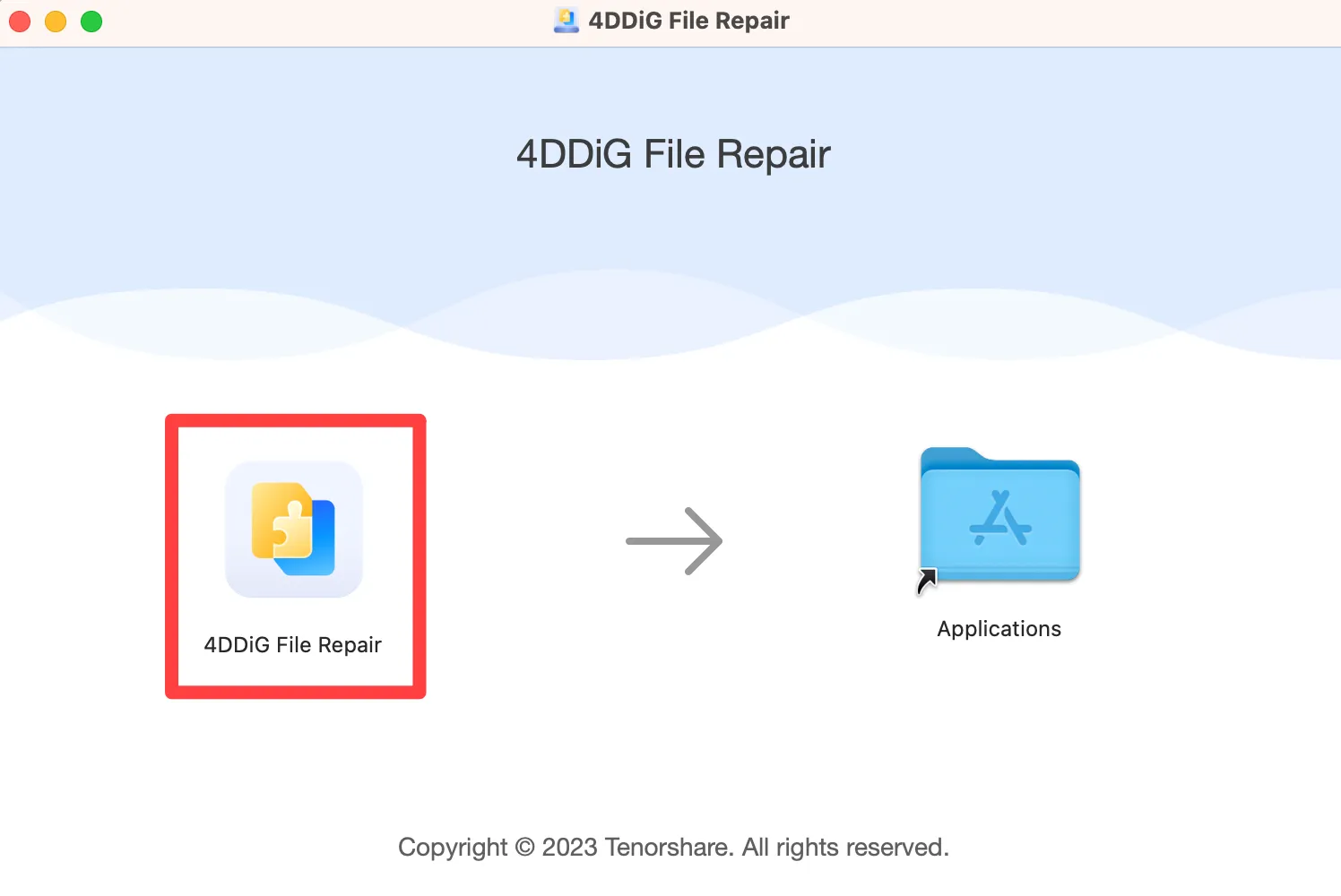 4DDiG File Repair インストール